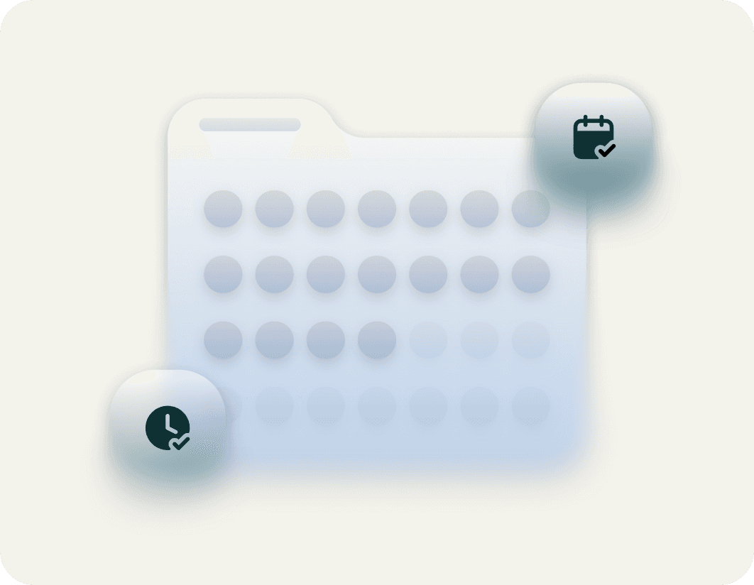 Scheduling and intake interface
